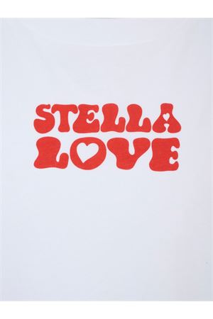 tshirt in cotone bianco STELLA McCARTNEY KIDS | TX8C11Z0434100